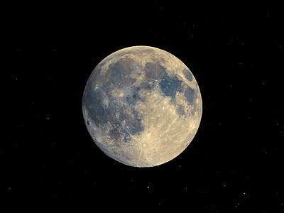 满月与望远镜 星空天空摄影宇宙星星月球卫星天文学月相天文背景图片