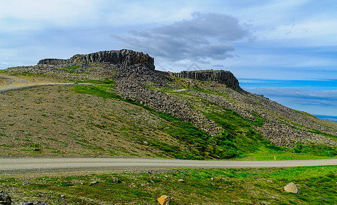 瓦特恩斯半岛的景观反射半岛旅行编队农村天空火山岩石风景侵蚀图片