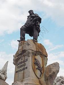 都灵Garibaldi纪念碑建筑地标纪念碑联盟建筑学城市景观图片