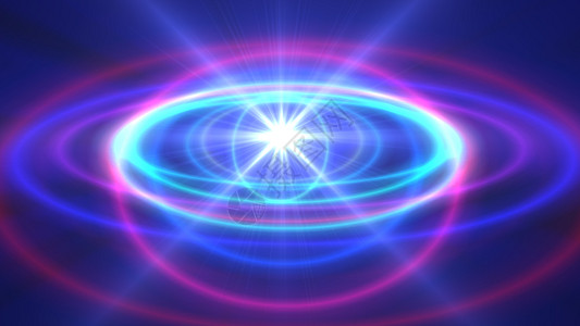 抽象原子色环背景戒指耀斑亮度运动轨道原子星系星际力量椭圆图片