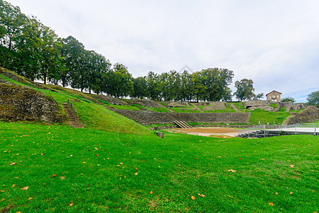 罗马剧院仍留在奥顿剧院城市建筑学地标遗迹建筑历史石头文化旅行图片