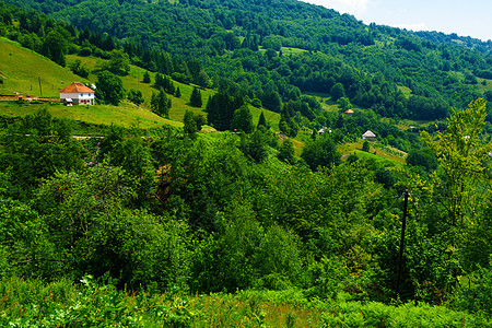 特雷斯涅维克山口旅行旅游爬坡风景乡村假期蓝色农村绿色国家图片