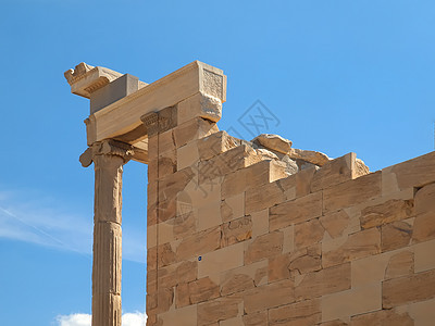 希腊雅典著名的基督教会寺庙希腊雅典全景国家爬坡指导热点旅行宗教地方古董日光图片