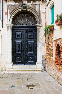 西班牙犹太教堂 威尼斯历史性场景城市建筑历史房子宗教贫民窟装饰图片