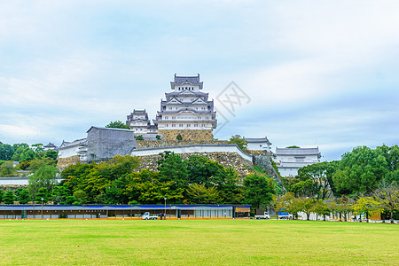 日本冰木吉城堡世界城堡历史城市建筑学旅游历史性地标遗产堡垒图片