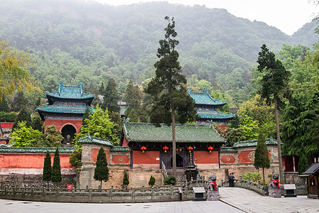 中国武当修道院 紫宫国家宗教寺庙公园紫色图片