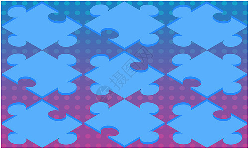 抽象背景下拼图立方体的数字纺织品设计圆形蓝色椭圆卡片白色插图装饰风格马赛克创造力图片