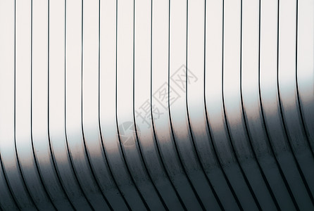 现代建筑的灰色弧形墙图案线条平行线空白盘子几何学建造背景条纹曲线图片