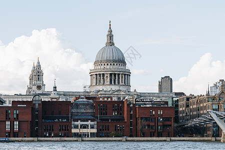 联合王国伦敦圣保罗大教堂建筑学历史雕像教会遗产建筑城市宗教尖塔首都图片