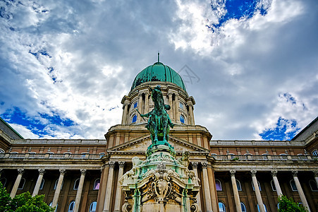 匈牙利布达佩斯Buda Castle旅行建筑城市建筑学蓝色首都皇家旅游天空地标图片