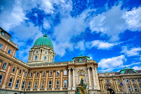 匈牙利布达佩斯Buda Castle天空建筑学纪念碑城堡旅游爬坡首都皇家地标城市图片