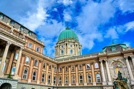 匈牙利布达佩斯Buda Castle建筑建筑学首都城堡城市皇家地标历史性旅游旅行图片