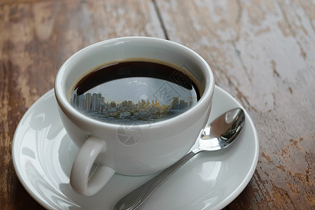 阳光清晨时间与城市咖啡建筑学杯子运输景观桌子天空运动食物旅行建筑图片