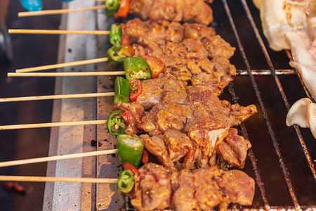 泰国街头食物BBQ图片