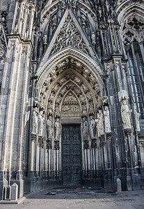 科隆大教堂作为纪念碑彩色玻璃窗数字蕾丝壁画圆顶尖顶装饰品中殿大教堂图片