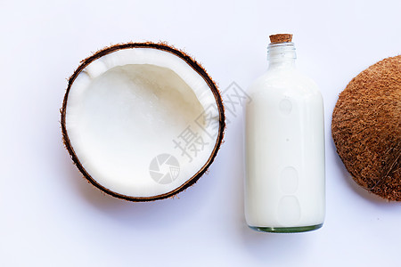 椰子圈加白的椰子奶棕榈休息美食小吃圆圈包子异国核桃蛋糕面包图片