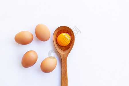 鸡蛋 白背景的黄黄色鸡蛋盒子蛋壳食物饮食烹饪早餐篮子团体工作室母鸡图片