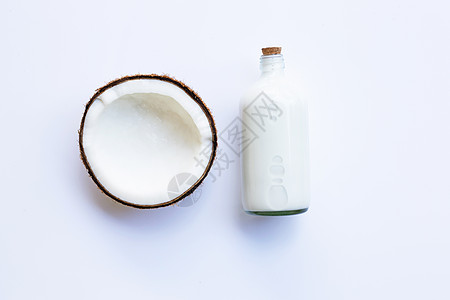 椰子圈 白加椰子奶营养糕点浴室核桃棕榈异国圆圈面包身体食物图片