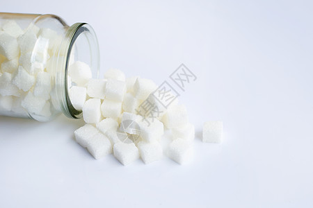 白色的糖瓶杯子粮食精制颗粒状谷物活力食物牛奶糖尿病饮食勺子图片