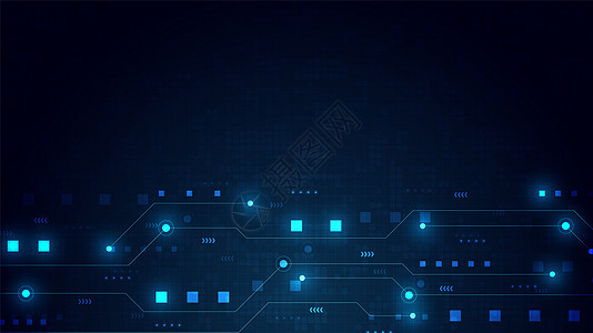 具有高科技数字数据的电路技术背景概念电子产品木板网络电子蓝色芯片计算插图电脑图片