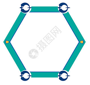 框架轮廓插图绘画白色边界古董正方形艺术背景图片