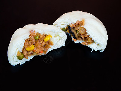 蔬菜装在素食者蒸汽锅里白色食物文化玉米饺子义者美食面团包子图片