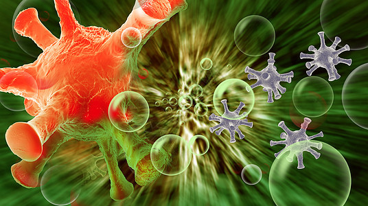 抽象的数码背景生物学药品医疗美丽科学疾病保健健康细菌病原图片