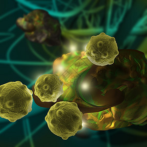 微有机体云人体医疗美丽微生物缩影细菌疾病细胞背景药品图片