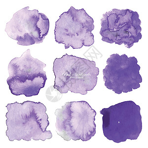 紫色抽象水彩背景 卡的水彩元素 矢量图玫瑰墙纸墨水水印正方形海报圆圈刷子艺术家中风图片