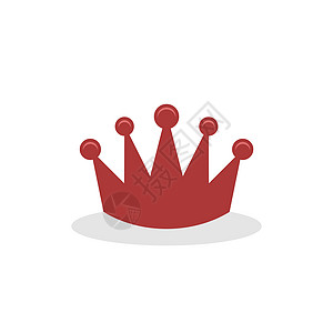 简单的皇冠标志模板插图设计 矢量 EPS 10公主工作室互联网珠宝徽章网站领导者网络奢华版税图片