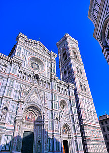 意大利佛罗伦萨大教堂教会地标旅游建筑学天空景观圆顶大教堂建筑历史性图片