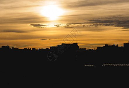 日落时爱丁堡之景图片