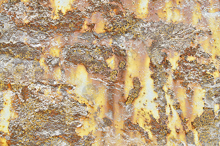 在 h 中特写花岗岩和生锈的混合纹理和材料雇用建筑学宏观石头岩石腐蚀橙子大理石森林风化图片