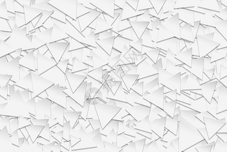 抽象的 3D 白色三角形图案背景背景图片