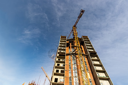 峰起机械商业工程金属城市工作机器装载机卡车天空图片