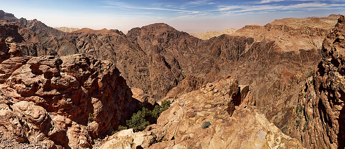 在约旦Petra Wadi Musa和Wadi Musa c图片