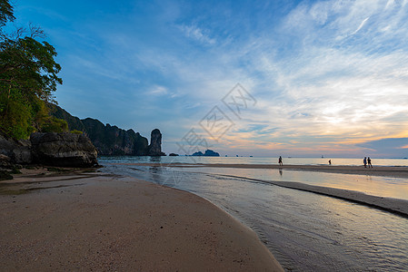 省日落海岸假期热带太阳蓝色天堂日出海洋阳光地平线图片