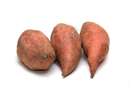 甜土豆橙子白色收成淀粉食物蔬菜营养红色糖类块茎图片