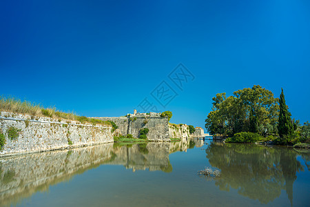 列夫卡达岛阿亚马夫拉城堡墙壁纪念碑消防站地标防御建筑学灯塔堡垒建筑历史图片