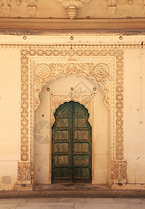 印度拉贾斯坦邦Jodhpur宫的旧门图片