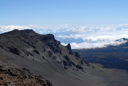 火山山脊图片