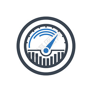 交通矢量字形 Ico速度车辆仪表蓝色互联网监控网络测量测试控制图片