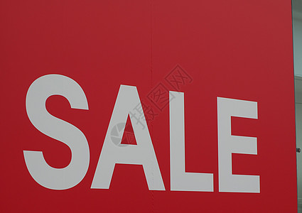 商店窗口销售牌窗户店铺展示橱窗商业白色红色销售量图片