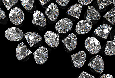 黑色钻石上石头宏观奢华宝石订婚贪婪反射珠宝虚荣力量图片