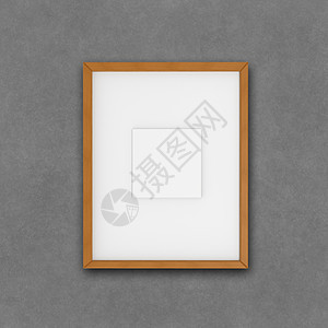 纹理背景上的空白现代 3d 框架公告展示文件夹水泥金属床单画廊创造力品牌场景图片