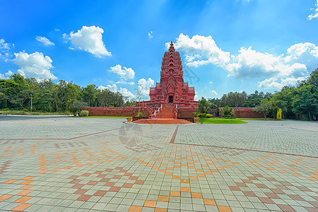 泰国布里拉姆的风格寺目的地吸引力地方天空佛塔石头艺术旅游寺庙宝塔图片