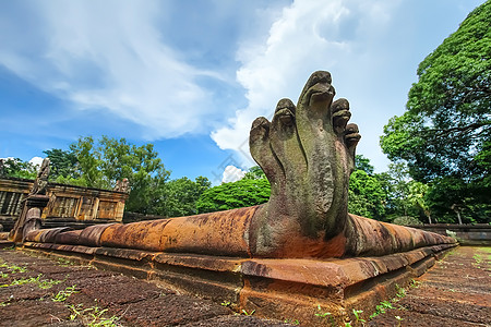 在的Naga头罩雕塑避难所目的地孟谭吸引力建筑地标旅游历史寺庙城堡图片