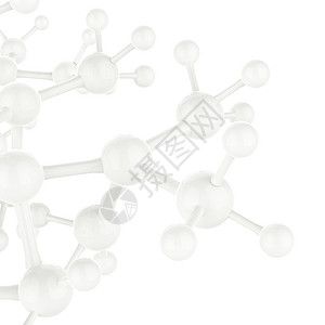 分子白色 3d 作为概念曲线设计化学品物理反射元素技术生物学蓝色玻璃图片