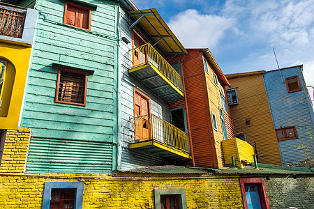 La Boc 卡米尼托街色彩缤纷的房屋图片
