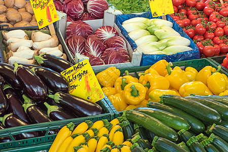 市场上的沙拉和蔬菜茴香草药菠菜饮食花园黄瓜胡椒韭葱小红帽菌类图片